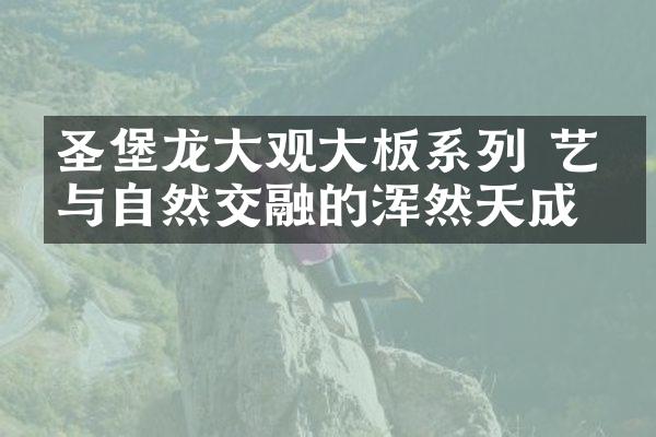 圣堡龙大观大板系列 艺术与自然交融的浑然天成