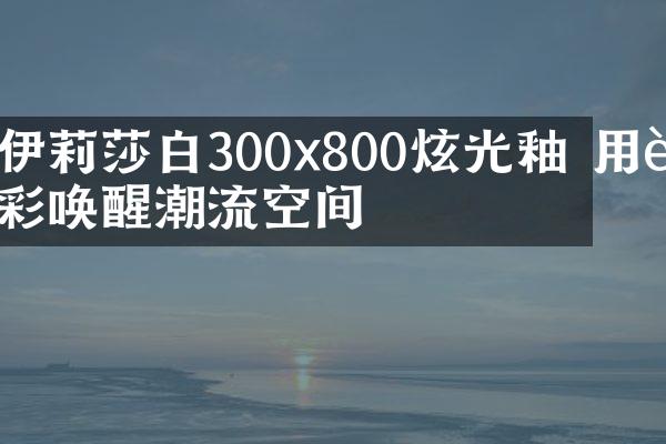 伊莉莎白300x800炫光釉 用色彩唤醒潮流空间