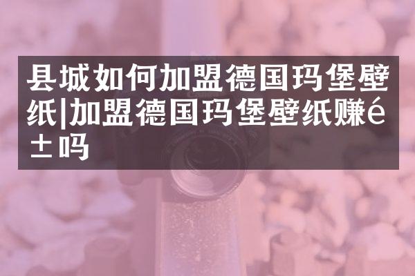 县城如何加盟德国玛堡壁纸|加盟德国玛堡壁纸赚钱吗