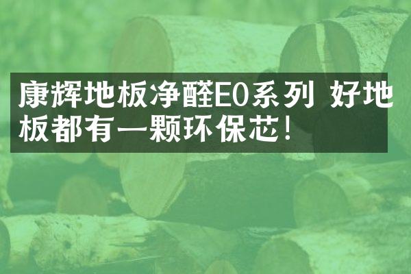 康辉地板净醛E0系列 好地板都有一颗环保芯！