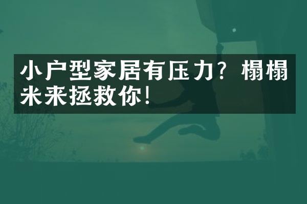 小户型家居有压力？榻榻米来拯救你！