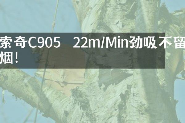 索奇C905  22m&sup3;/Min劲吸不留烟！