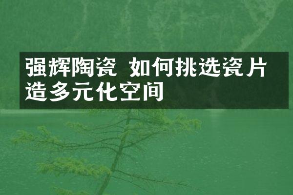 强辉陶瓷 如何挑选瓷片打造多元化空间
