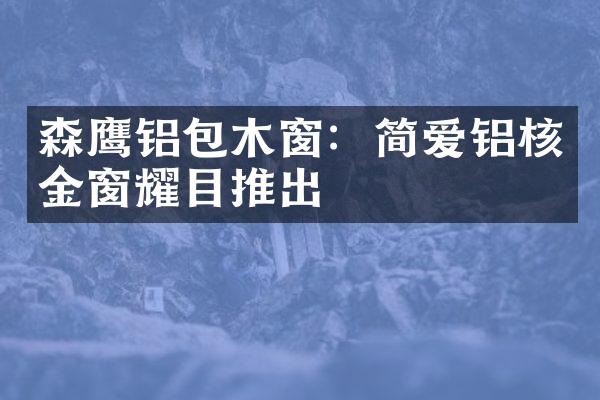 森鹰铝包木窗：简爱铝核金窗耀目推出