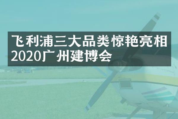飞利浦三大品类惊艳亮相2020广州建博会