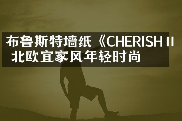 布鲁斯特墙纸《CHERISHⅡ》 北欧宜家风年轻时尚
